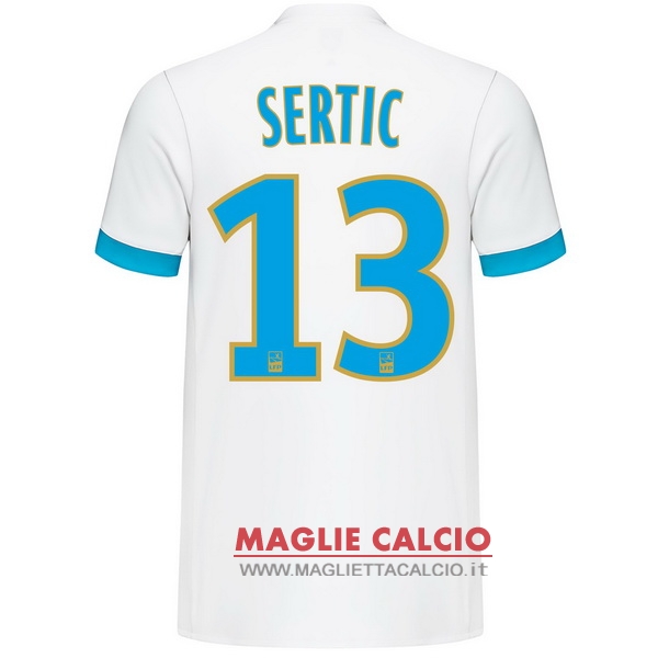 nuova maglietta marseille 2017-2018 sertic 13 prima